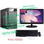 Computer desktop New system 1 YEAR WARRANTY