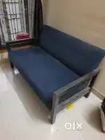 Wood sofa in excellent condition