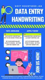 GOVT APPROVED JOB 110% GENUINE WORK DATA ENTRY HANDWRITING