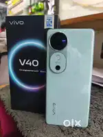 Vivo V40 5G 8GB 256 box kit warranty upto January