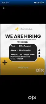 Office assistance