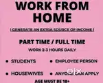 PART TIME WORK