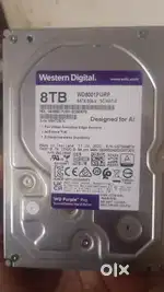 8TB WD surveillance HARD DISK PURPLE