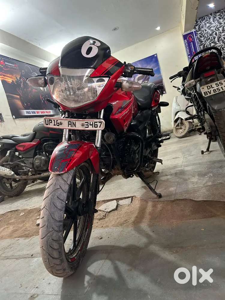 Red apachi ((lalpari)) available at zoombikes24 surajpur greater noida