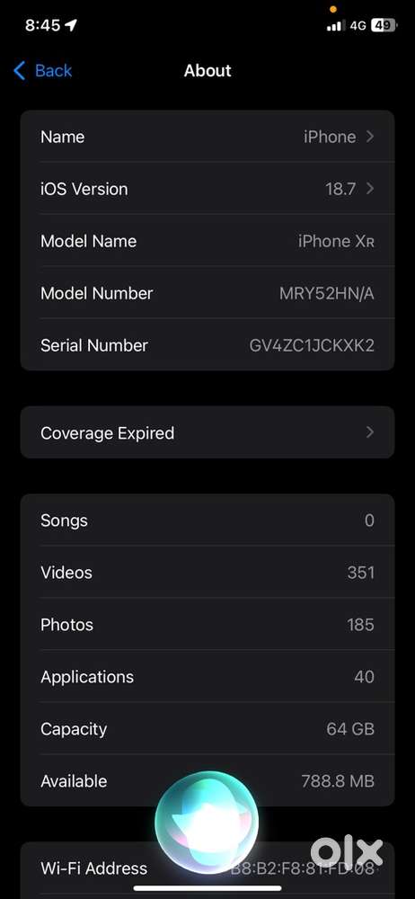 Iphone xr white colour 10k fixed