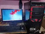 New condition intel i3 computer 500gb hdd 4gb ram with led