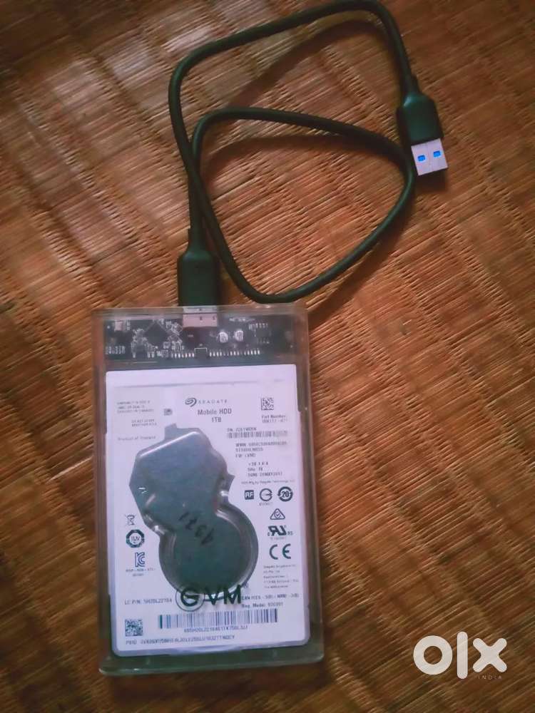 1 TB Sea Gate external storage Device HDD brand new mint 1000gb