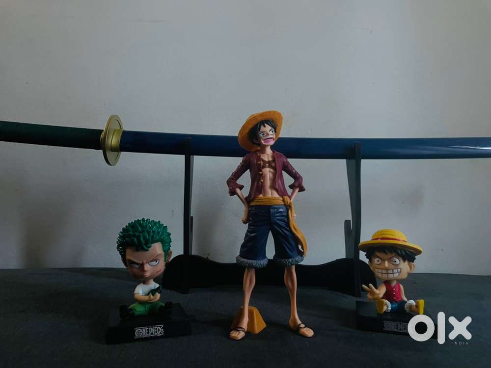 ANIME (ONE PIECE) FIGURES AND SWORD FOR SALE
