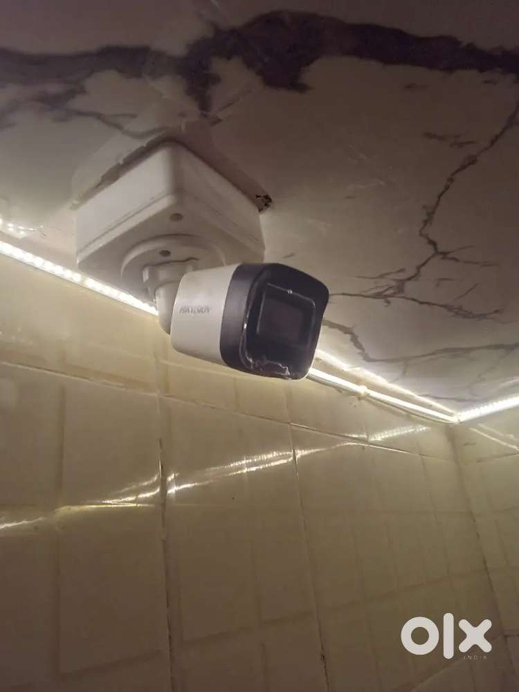 Hikvision 8 Camara setup,fan,exaust fan,cylinder