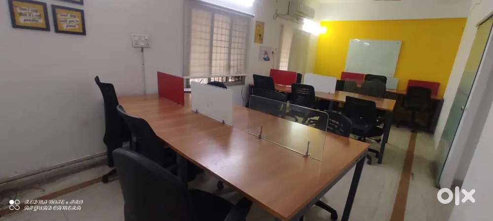 Individual office space with 20 members seating capacity