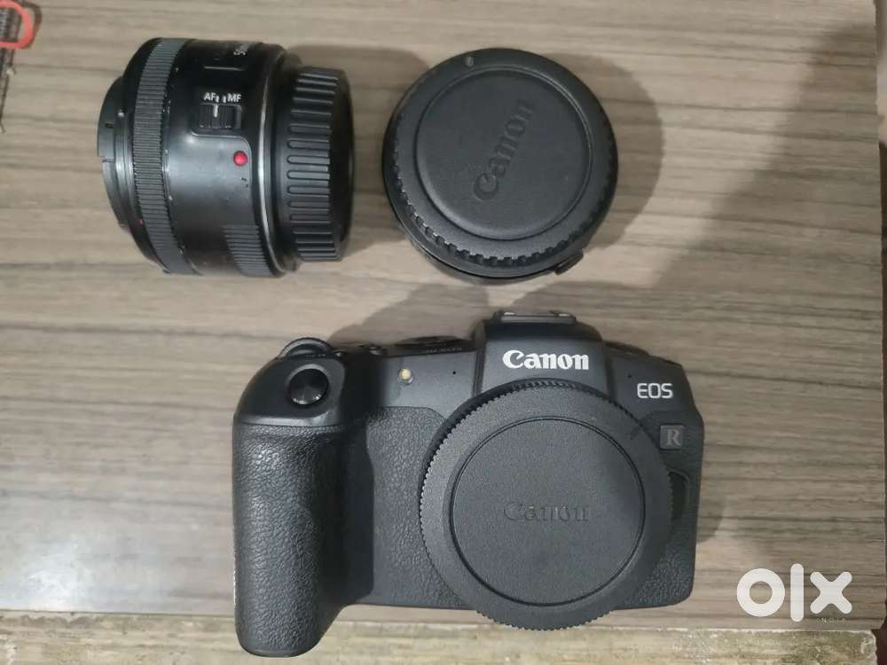 Canon EOS RP + 50 mm lense EF to RF Adopter