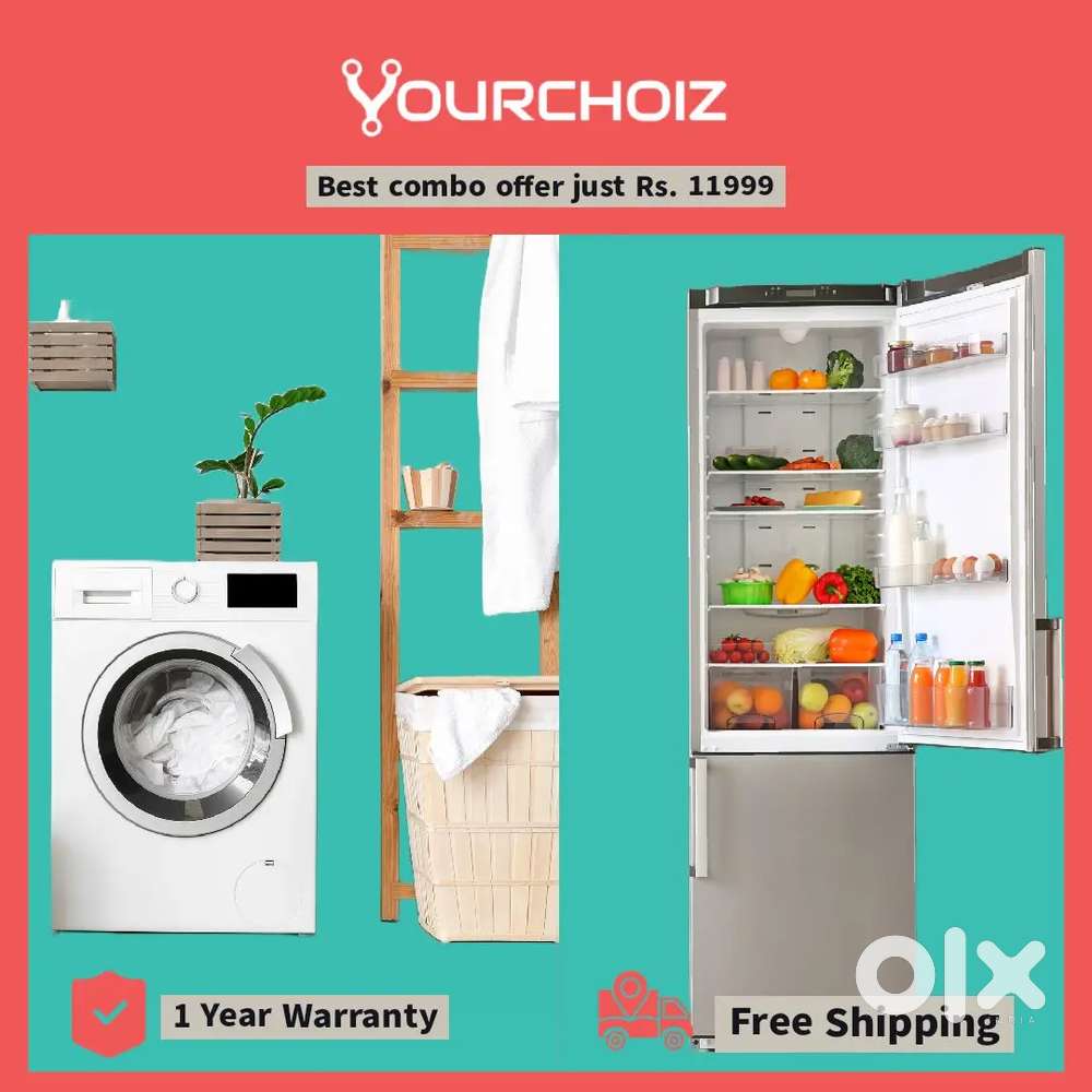 Fridge + Washing Machine Combo with Free Delivery