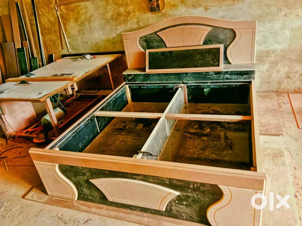 Carpenter hun particle board ka MDf ka design Banakar bed banata hun