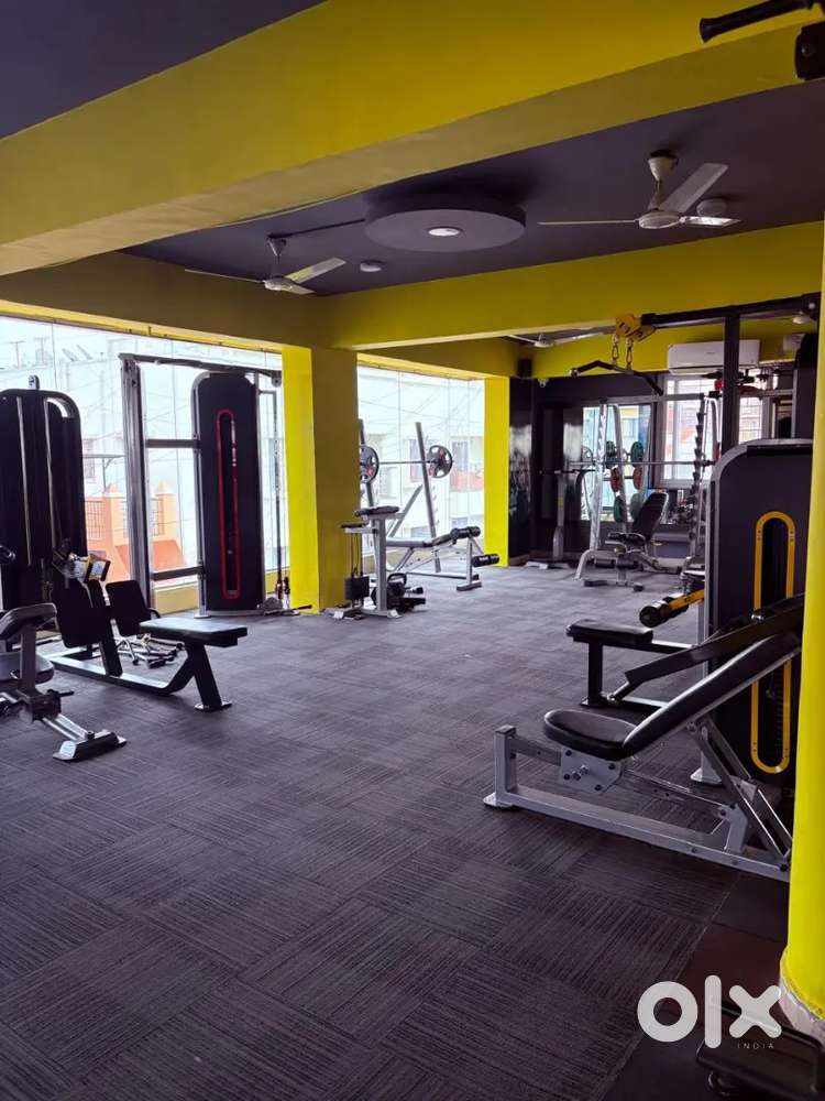 Fully equipped gym for sale price negotiable