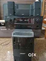 AV receiver denon1708+Bose speakers