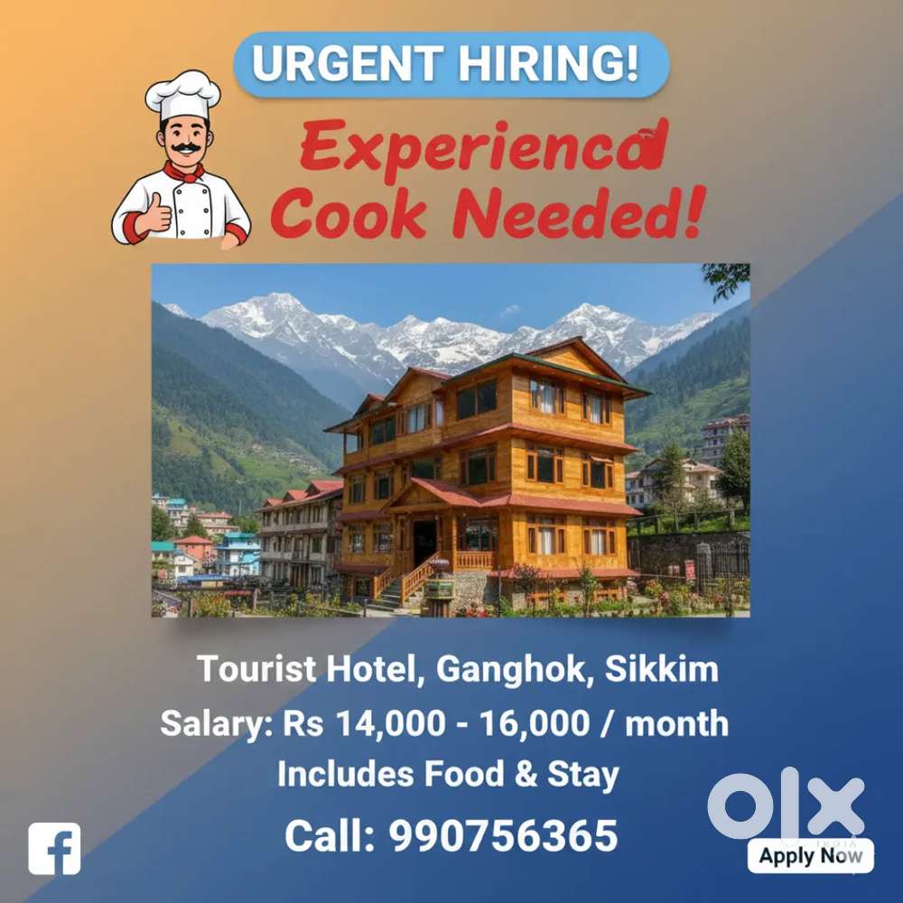Requirement cook gangi