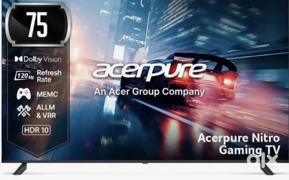 Acer, the Acerpure Nitro 189 cm (75) 4K QLED Gaming tv