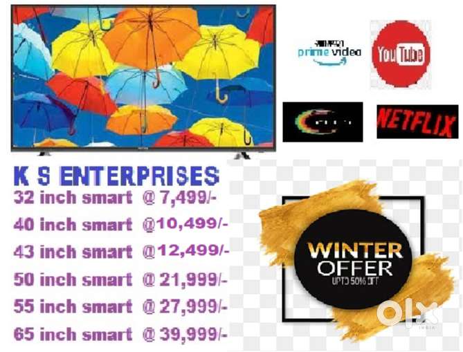 WINTER SPECIAL OFFER 43 INCHES  SMART, 4K UHD LED TV IN 12,499 ONLY