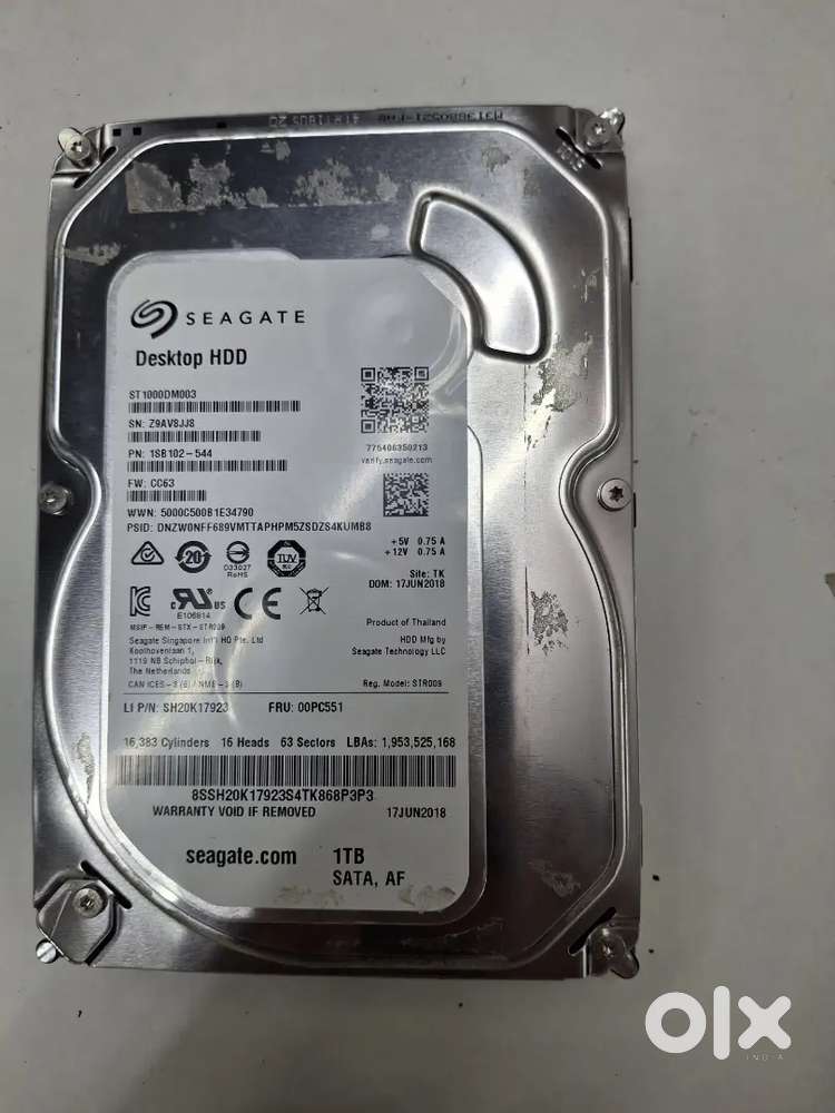 1TB Desktop HDD