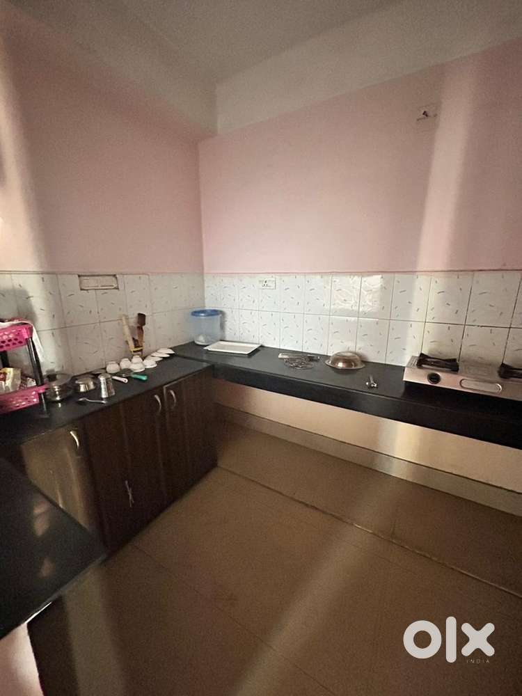 Independent semi furnished flat at GS ROAD