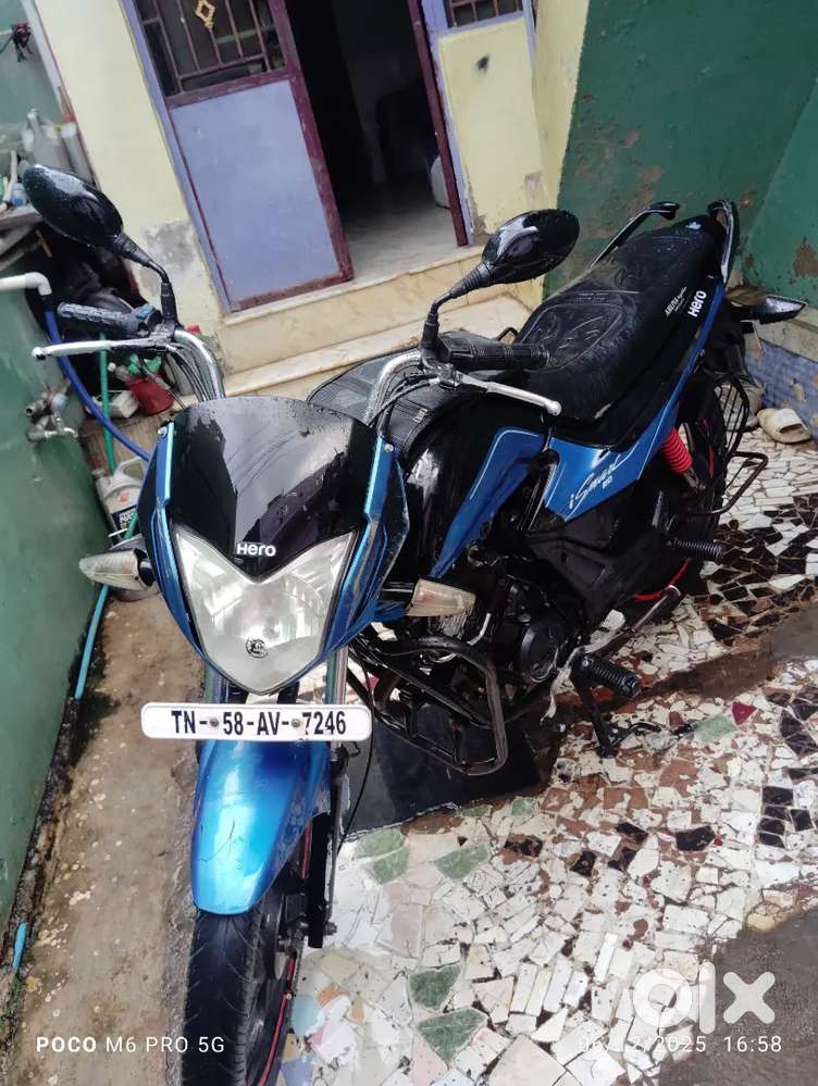 Hero splendor ismart single owner self engine nice condition