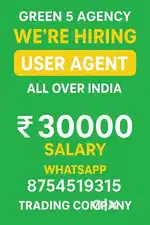 Wanted people for Green 5 Agency - Part Time and Full Time