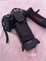 canon  camera with len