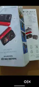 Insta 360 one R s twin editions camera     1 year old bill missing