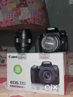 Canon 77d with 50mm 1.4 and 18-55mm kit