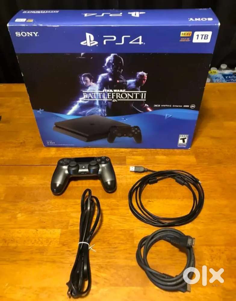 Sony Playstation 4 Pro Console Bundle w Games 1TB Battle Front II Plus