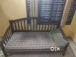Wooden Diwan with Mattress – Good Condition