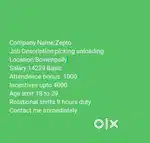 Wanted male (picker&loader) Bowenpally
