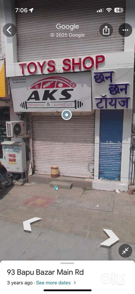 Bapu bazar main road prime location Shop