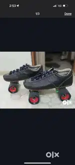 Pro squad skates with racing wheels