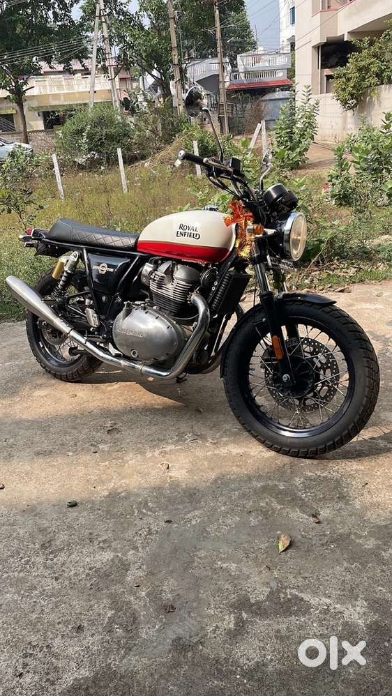 Mint condition Interceptor 650 with PPF and Red Rooster exhaust