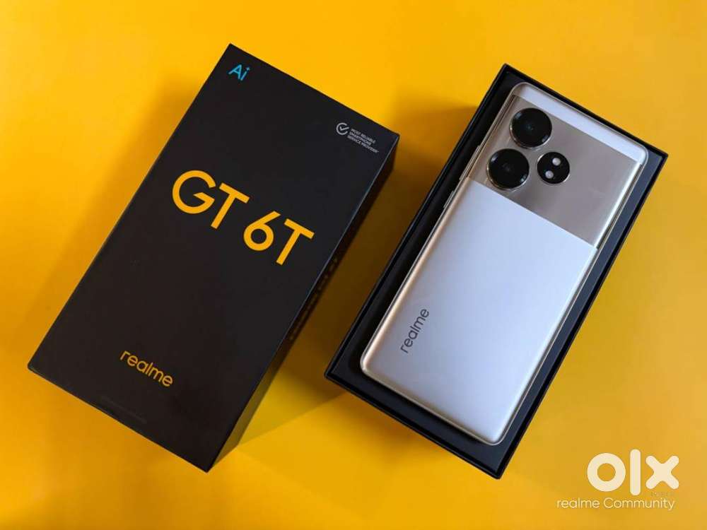REALME GT 6T REFURBISHED ( 8 GB RAM AND 128 GB STORAGE )