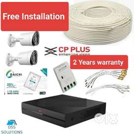 CP PLUS Wired 1080p HD 2.4MP Security Camera Full Setup