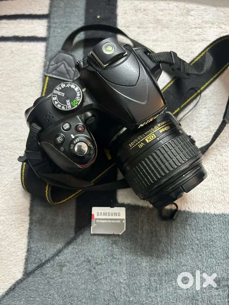 My dslr nikon d3300 only 3month use and all accesries ok and price:50k