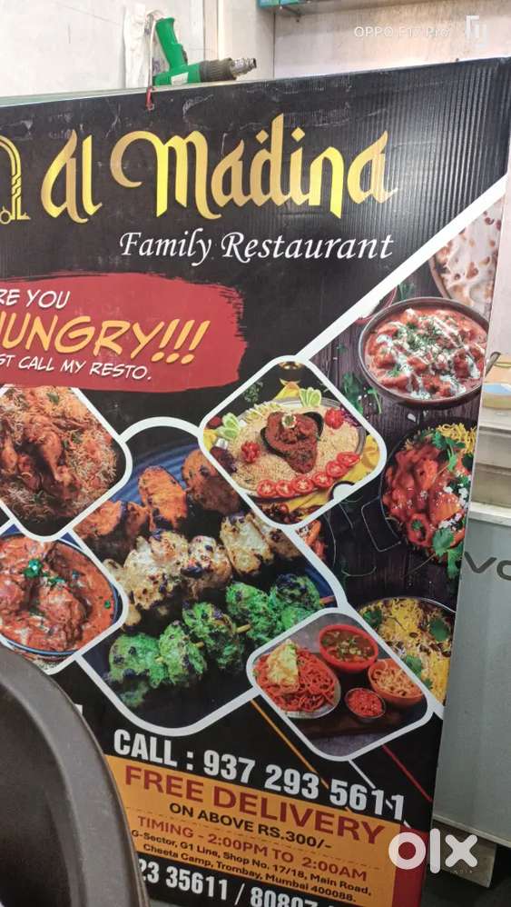 Need pavbhaji chef and south indian bonth and waiter