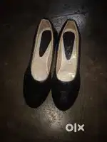 Black block heels