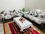 Sofa set and table