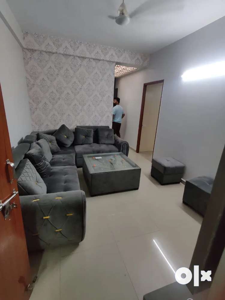 Fully Furnished 2bhk flat in society