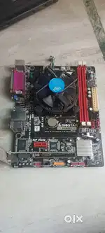 Mother board intel Biostar H81MGP2 and 4gb ram card