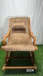 Brand new rocking chair pure teak wood