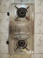 Sunflame Stainless Steel LPS Gas Stove 1 year old