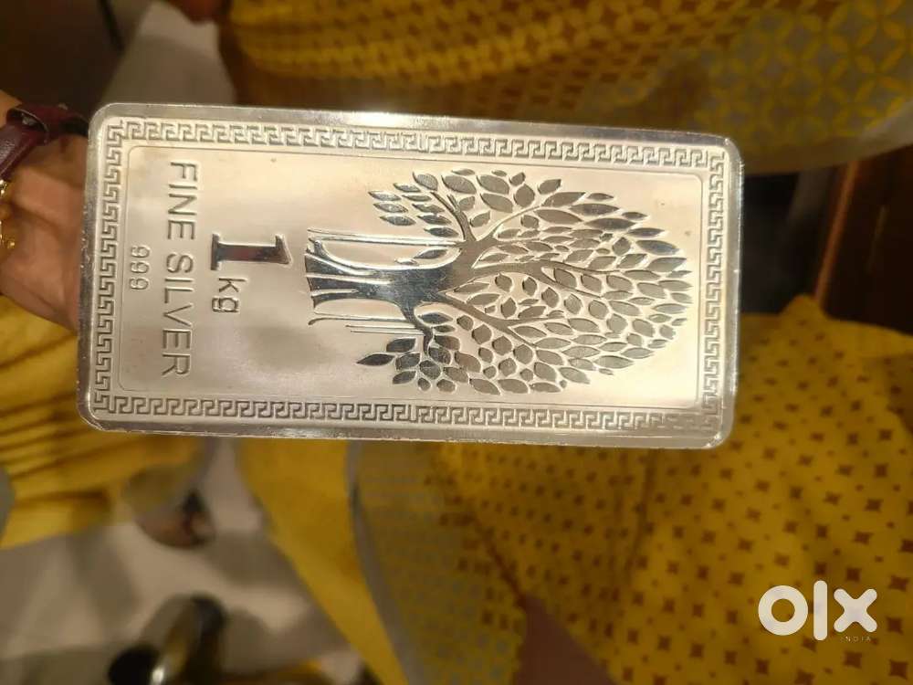 Silver one kg bar sales