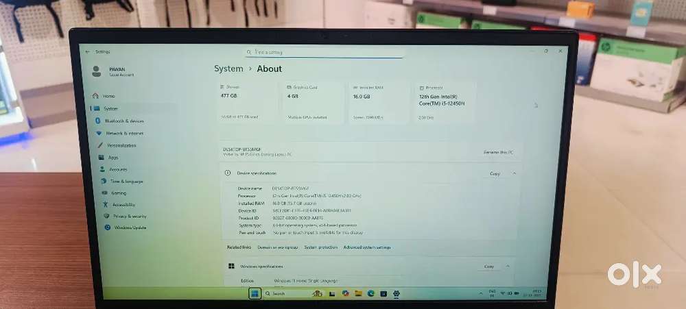 BRAND NEW CONDITION LAPTOP