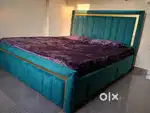 Queen size king size beds, upholstery designs wedding gift dream model