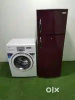 Videocon 260ltrs maroon colour double door and Samsung 6kg eco bubbl