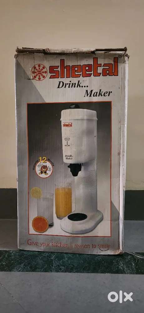 Sheetal Soda Maker Machine - with 2 Cylinders for household use.